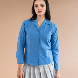 Blusa sport celeste coca manga larga